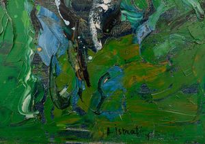 Alexander Istrati : Composition en vert  - Asta Arte Moderna e Contemporanea e Fotografia - Associazione Nazionale - Case d'Asta italiane