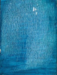 MARIO DELUIGI : Grattage blu  - Asta Arte Moderna e Contemporanea e Fotografia - Associazione Nazionale - Case d'Asta italiane