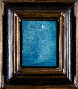 MARIO DELUIGI : Grattage blu  - Asta Arte Moderna e Contemporanea e Fotografia - Associazione Nazionale - Case d'Asta italiane