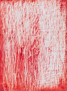 MARIO DELUIGI : Grattage rosso  - Asta Arte Moderna e Contemporanea e Fotografia - Associazione Nazionale - Case d'Asta italiane