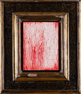 MARIO DELUIGI : Grattage rosso  - Asta Arte Moderna e Contemporanea e Fotografia - Associazione Nazionale - Case d'Asta italiane