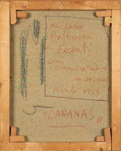 Bruno Cassinari : L'ananas  - Asta Arte Moderna e Contemporanea e Fotografia - Associazione Nazionale - Case d'Asta italiane
