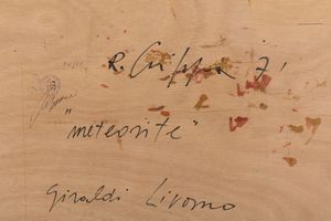 ROBERTO CRIPPA : Meteorite  - Asta Arte Moderna e Contemporanea e Fotografia - Associazione Nazionale - Case d'Asta italiane