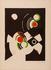 Sonia Delaunay : Composition  - Asta Arte Moderna e Contemporanea e Fotografia - Associazione Nazionale - Case d'Asta italiane