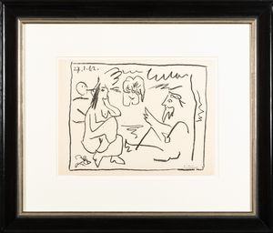 Pablo Picasso : Le djeuner sur l'herbe  - Asta Arte Moderna e Contemporanea e Fotografia - Associazione Nazionale - Case d'Asta italiane