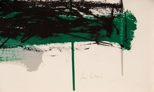 Joan Mitchell : Champs (grey, black and green)  - Asta Arte Moderna e Contemporanea e Fotografia - Associazione Nazionale - Case d'Asta italiane