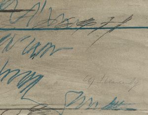 Cy Twombly : Senza titolo  - Asta Arte Moderna e Contemporanea e Fotografia - Associazione Nazionale - Case d'Asta italiane