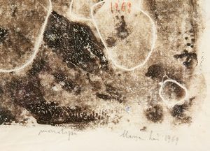 MARIA LAI : Senza titolo (Monotipo)  - Asta Arte Moderna e Contemporanea e Fotografia - Associazione Nazionale - Case d'Asta italiane