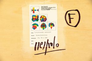 Ugo Nespolo : Avanguardia educata  - Asta Arte Moderna e Contemporanea e Fotografia - Associazione Nazionale - Case d'Asta italiane