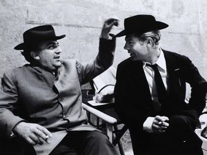 TAZIO SECCHIAROLI - Fellini e Mastroianni