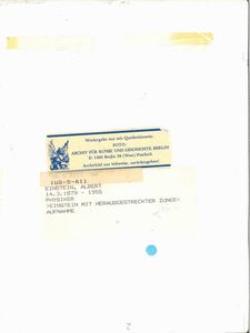 Arthur Sasse : Albert Einstein  - Asta Arte Moderna e Contemporanea e Fotografia - Associazione Nazionale - Case d'Asta italiane