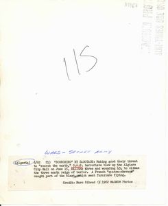 Marc Riboud : Scorching by Sabotage, 1962  - Asta Arte Moderna e Contemporanea e Fotografia - Associazione Nazionale - Case d'Asta italiane
