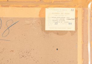 Filippo de Pisis : Natura morta marina con conchiglia e il fico  - Asta Arte Moderna e Contemporanea e Fotografia - Associazione Nazionale - Case d'Asta italiane