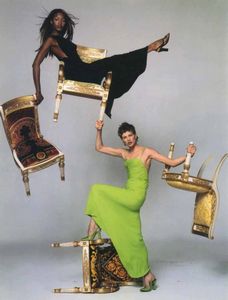Richard Avedon - Versace Home, Naomi Campbell & Kristen McMenamy