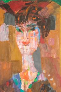 Bruno Cassinari : Giovane donna  - Asta Arte Moderna e Contemporanea e Fotografia - Associazione Nazionale - Case d'Asta italiane