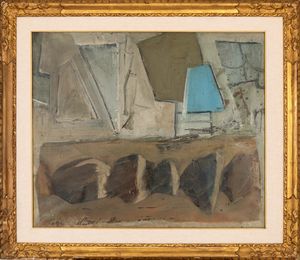 Mario Sironi : Composizione  - Asta Arte Moderna e Contemporanea e Fotografia - Associazione Nazionale - Case d'Asta italiane