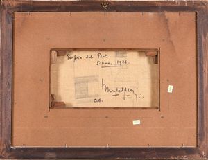 Mario Sironi : Paesaggio con casa e vele<BR>  - Asta Arte Moderna e Contemporanea e Fotografia - Associazione Nazionale - Case d'Asta italiane