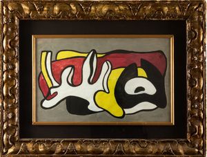 Fernand Léger : Composition  - Asta Arte Moderna e Contemporanea e Fotografia - Associazione Nazionale - Case d'Asta italiane