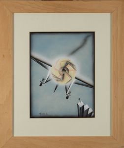 Ivanhoe Gambini : Arresto d'elica  - Asta Arte Moderna e Contemporanea e Fotografia - Associazione Nazionale - Case d'Asta italiane