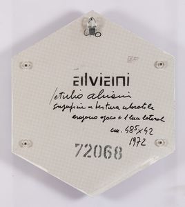 GETULIO ALVIANI : Superficie a testura vibratile  - Asta Arte Moderna e Contemporanea e Fotografia - Associazione Nazionale - Case d'Asta italiane