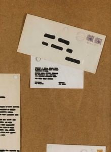 Emilio Isgrò : Il capitale versato  - Asta Arte Moderna e Contemporanea e Fotografia - Associazione Nazionale - Case d'Asta italiane