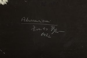 Emilio Isgrò : Aberrazioni  - Asta Arte Moderna e Contemporanea e Fotografia - Associazione Nazionale - Case d'Asta italiane