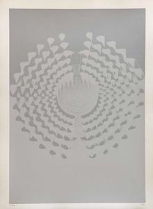 ENRICO CASTELLANI : Compendio di parte dellopera grafica di Enrico Castellani  - Asta Arte Moderna e Contemporanea e Fotografia - Associazione Nazionale - Case d'Asta italiane