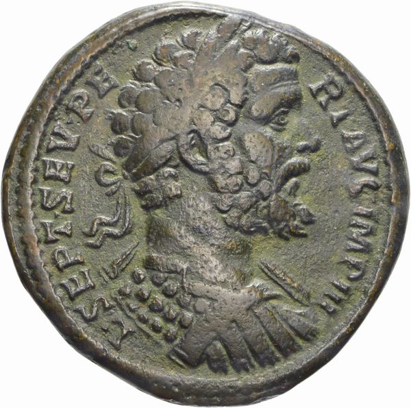 Impero Romano : SETTIMIO SEVERO, 193-211 d.C., SESTERZIO  - Asta Numismatica - Associazione Nazionale - Case d'Asta italiane