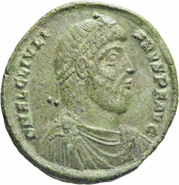 Impero Romano : GIULIANO II, 360-363 d.C., DOPPIA MAIORINA, Emissione: 360-363 d.C.  - Asta Numismatica - Associazione Nazionale - Case d'Asta italiane
