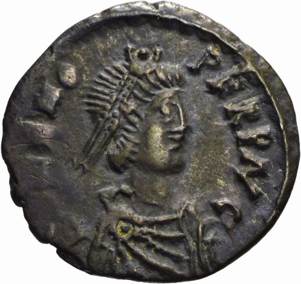 Impero Romano : ZENONE, 474-491 d.C., 1/2 SILIQUA, Emissione: 474-491 d.C.  - Asta Numismatica - Associazione Nazionale - Case d'Asta italiane