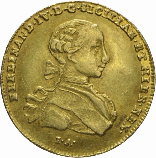Regno di Napoli : FERDINANDO IV DI BORBONE, 1759-1805, DUCATI 6, Emissione: 1763  - Asta Numismatica - Associazione Nazionale - Case d'Asta italiane