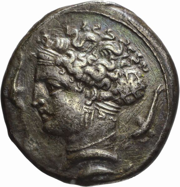 Sicilia : MOTYA, TETRADRAMMA, Emissione: 400-397 a.C.  - Asta Numismatica - Associazione Nazionale - Case d'Asta italiane