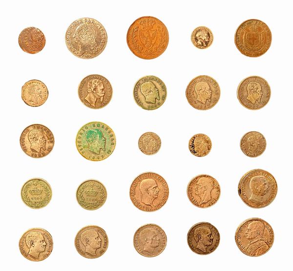 Regno d'Italia : Regno di Sardegna e Regno dItalia, Lotto di 25 monete  - Asta Numismatica - Associazione Nazionale - Case d'Asta italiane