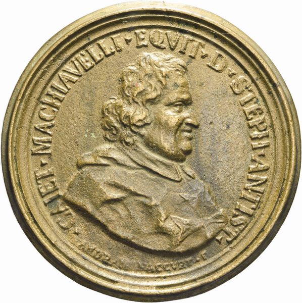 Italia : Gaetano Machiavelli, MEDAGLIA  - Asta Numismatica - Associazione Nazionale - Case d'Asta italiane