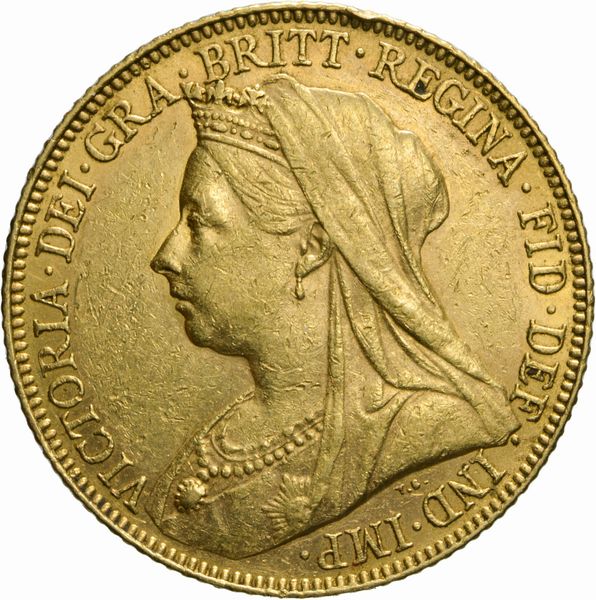 Gran Bretagna : VITTORIA, Sterlina 1900  - Asta Numismatica - Associazione Nazionale - Case d'Asta italiane