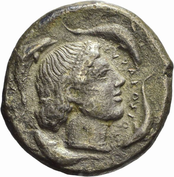 Sicilia : SIRACUSA, TETRADRAMMA, Emissione: 450-440 a.C.  - Asta Numismatica - Associazione Nazionale - Case d'Asta italiane