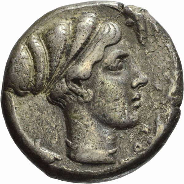 Sicilia : SIRACUSA, TETRADRAMMA, Emissione: 425-420 a.C.  - Asta Numismatica - Associazione Nazionale - Case d'Asta italiane