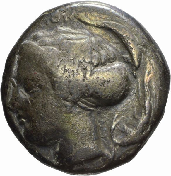 Sicilia : SIRACUSA, TETRADRAMMA, Emissione: 405-400 a.C.  - Asta Numismatica - Associazione Nazionale - Case d'Asta italiane