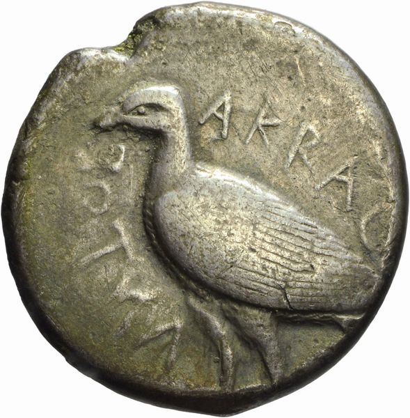 Sicilia : AKRAGAS, TETRADRAMMA, Emissione: 465-450 a.C.  - Asta Numismatica - Associazione Nazionale - Case d'Asta italiane