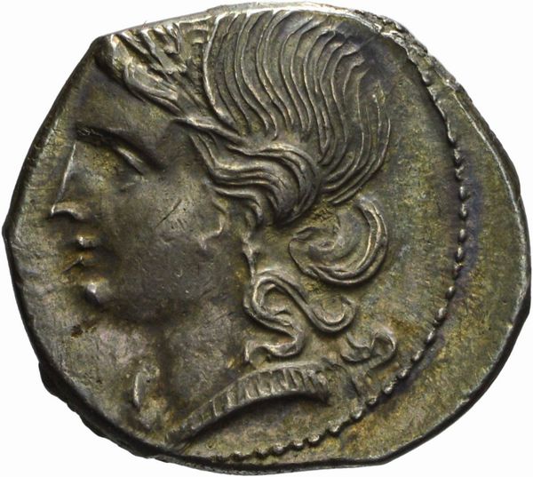 Zeugitana : CARTAGINE, SHEKEL 1/2, Emissione: 220-210 a.C.  - Asta Numismatica - Associazione Nazionale - Case d'Asta italiane