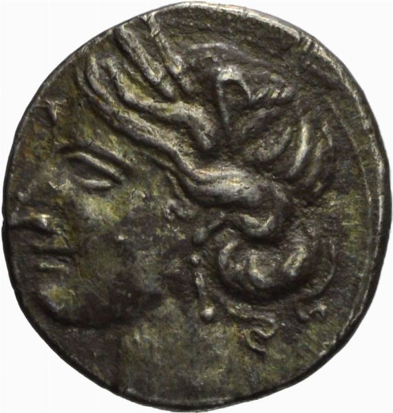 Zeugitana : CARTAGINE, SHEKEL 1/4, Emissione: 220-210 a.C.  - Asta Numismatica - Associazione Nazionale - Case d'Asta italiane