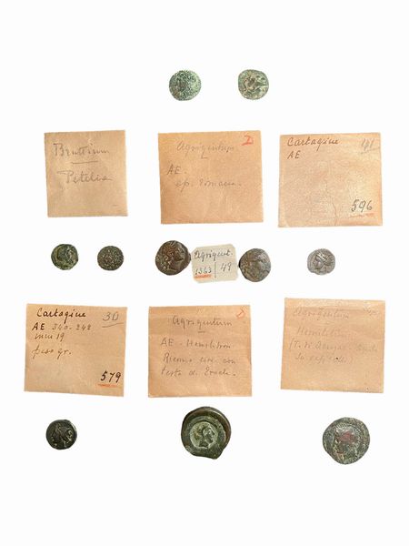 Lotto di 10 monete in bronzo del mondo greco e magno greco  - Asta Numismatica - Associazione Nazionale - Case d'Asta italiane