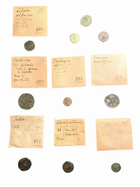Lotto di 10 monete in bronzo del mondo greco e magno greco  - Asta Numismatica - Associazione Nazionale - Case d'Asta italiane