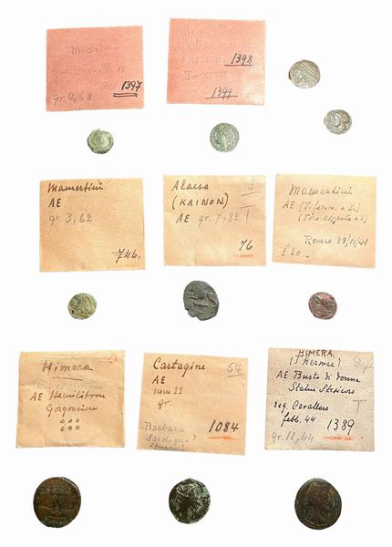 Lotto di 10 monete in bronzo del mondo greco e magno greco  - Asta Numismatica - Associazione Nazionale - Case d'Asta italiane