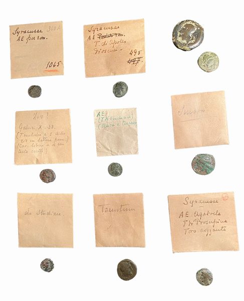 Lotto di 10 monete in bronzo del mondo greco e magno greco  - Asta Numismatica - Associazione Nazionale - Case d'Asta italiane
