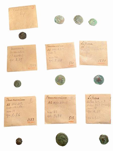 Lotto di 10 monete in bronzo del mondo greco e magno greco,  - Asta Numismatica - Associazione Nazionale - Case d'Asta italiane