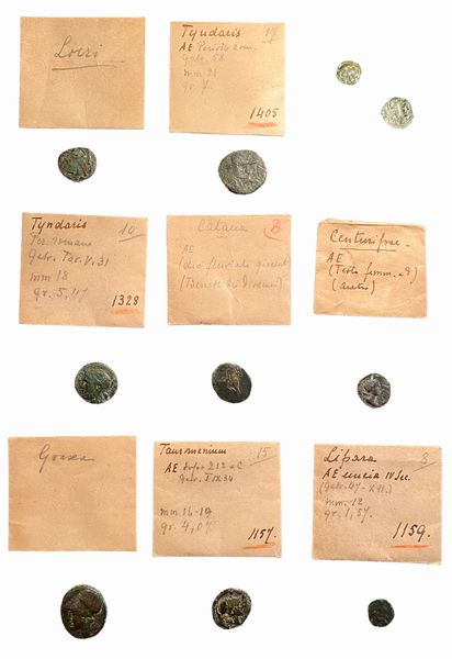 Lotto di 10 monete in bronzo del mondo greco e magno greco  - Asta Numismatica - Associazione Nazionale - Case d'Asta italiane
