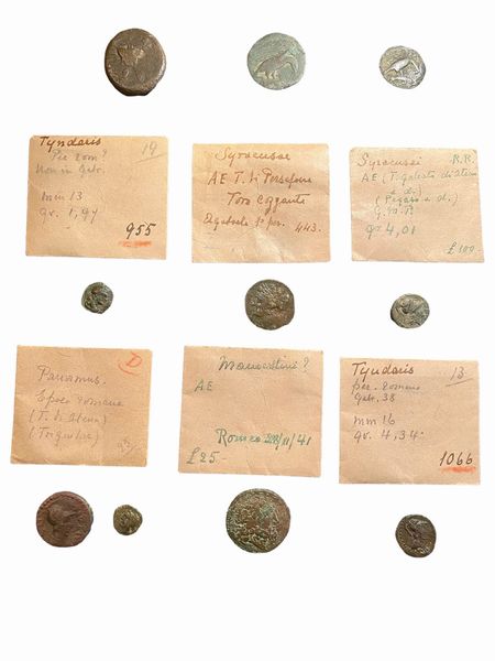 Lotto di 10 monete in bronzo del mondo greco e magno greco  - Asta Numismatica - Associazione Nazionale - Case d'Asta italiane