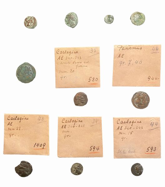 Lotto di 10 monete in bronzo del mondo greco e magno greco  - Asta Numismatica - Associazione Nazionale - Case d'Asta italiane