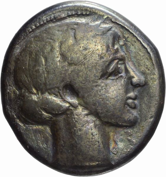 Sicilia : LEONTINI, TETRADRAMMA, Emissione: 455-430 a.C.  - Asta Numismatica - Associazione Nazionale - Case d'Asta italiane